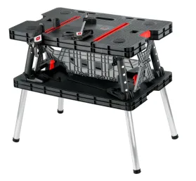 FOLDING WORK TABLE WITH CLAMPS KETER