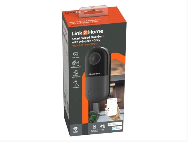 Weatherproof (IP54) Smart Wired Doorbell