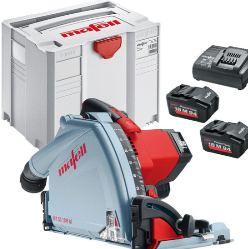 MT5518MBL BRUSHLESS PLUNGE SAW 18V PLUS 2 X 5.5 HD BATTERYS