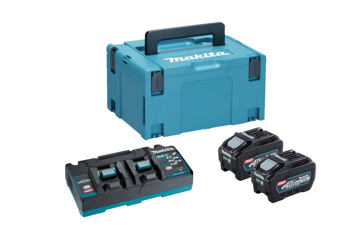 191U20-2 40v POWER SOURCE KIT 2 x 5.0Ah BATTERIES CHARGER & MACPAC CASE