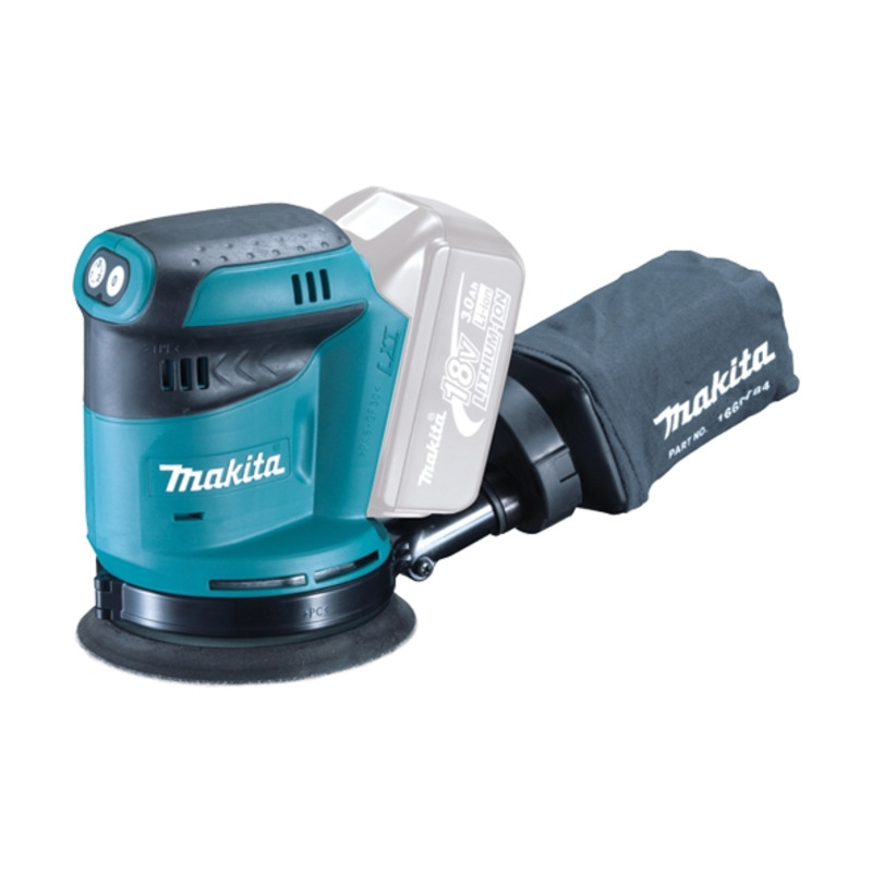 DBO180Z 125mm (5")BRUSHED RANDOM ORBITAL SANDER 18V BODY ONLY MAKITA