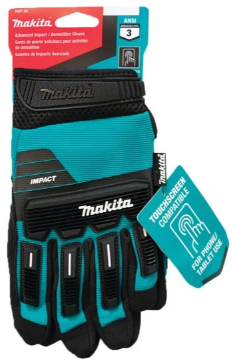 SIZE 9 (L) ADVANCED IMPACT DEMOLITION GLOVES MAKITA