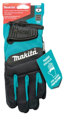 SIZE 9 (L) PALM PERFORMANCE GLOVES  MAKITA