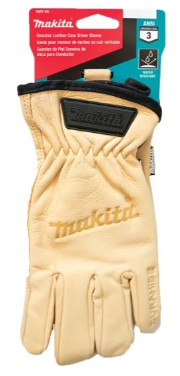 SIZE 8 (M) COW DRIVER GLOVES  MAKITA