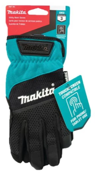 SIZE 10 (XL) OPEN CUFF WORKING GLOVES  MAKITA