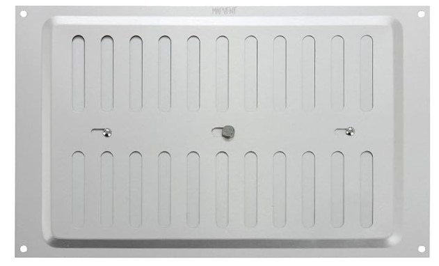 9" X 6" ADJUSTABLE SURFACE VENT SATIN ALUMINIUM