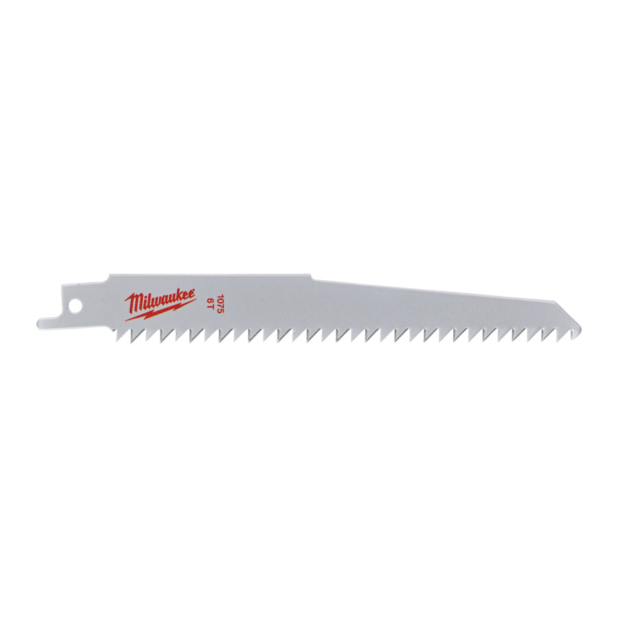150mm (6") WOOD & PLASTICS RECIPROCATING BLADE 3-PK  MILWAUKEE