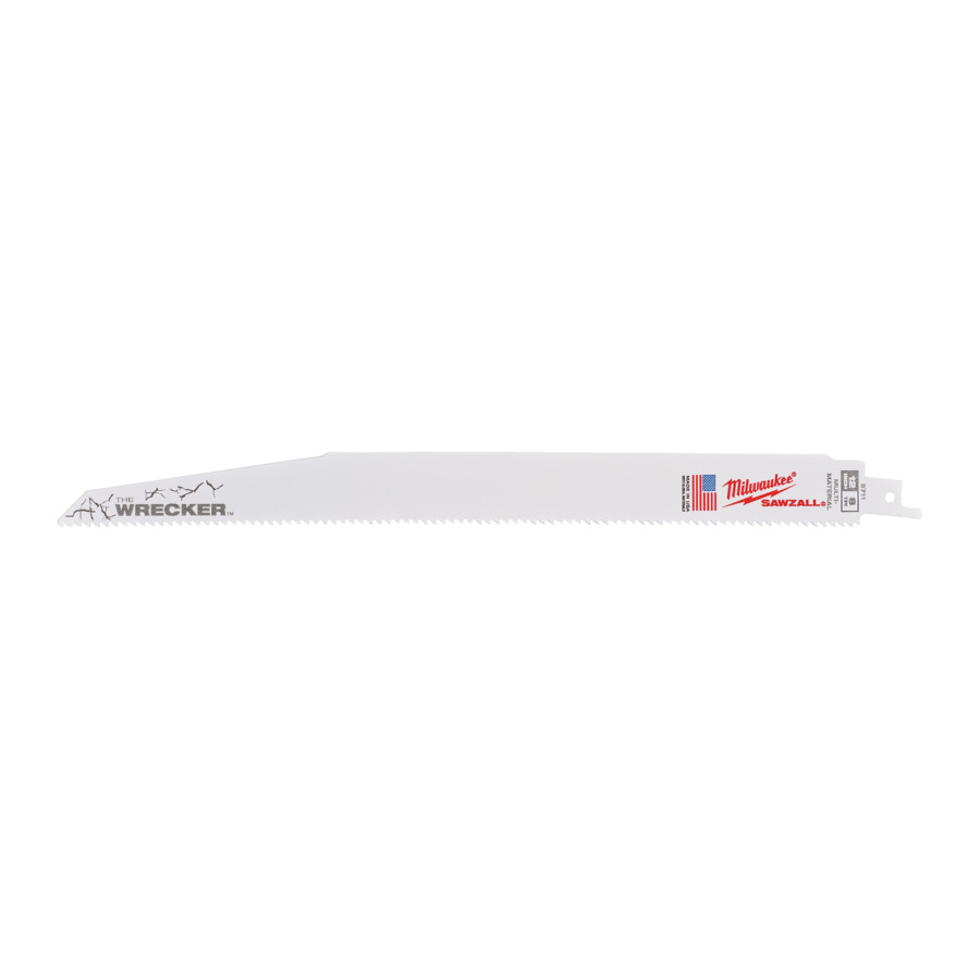 300mm (12") WRECKER MULTI MATERIAL RECIPROCATING SAW BLADE 5-PK MILWAUKEE