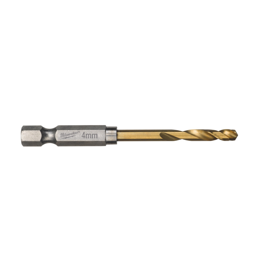 4.0mm x 1/4" HEXAGON DRIVE HSS DRILL BIT 2-PK MILWAUKEE