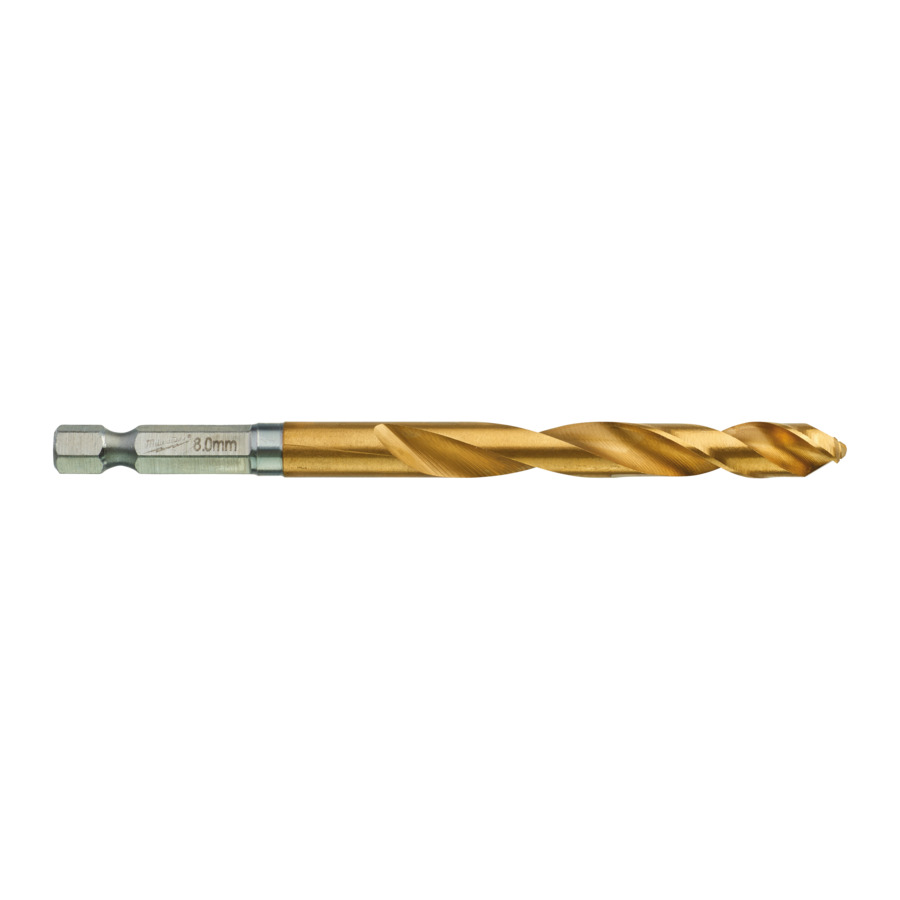 8.0mm x 1/4" HEXAGON DRIVE HSS DRILL BIT 1-PK MILWAUKEE