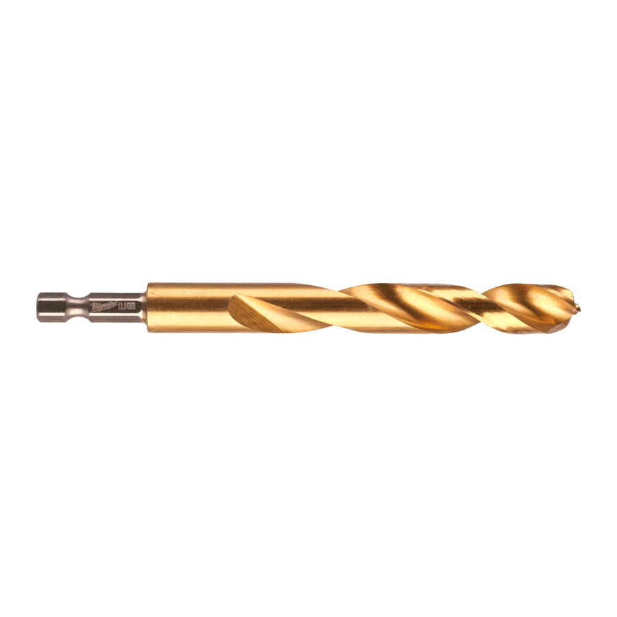 12.0mm x 1/4" HEXAGON DRIVE HSS DRILL BIT 1-PK MILWAUKEE
