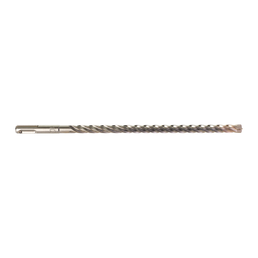 10.0mm x 265mm MX4 SDS HAMMER DRILL BIT 4 CUT  MILWAUKEE