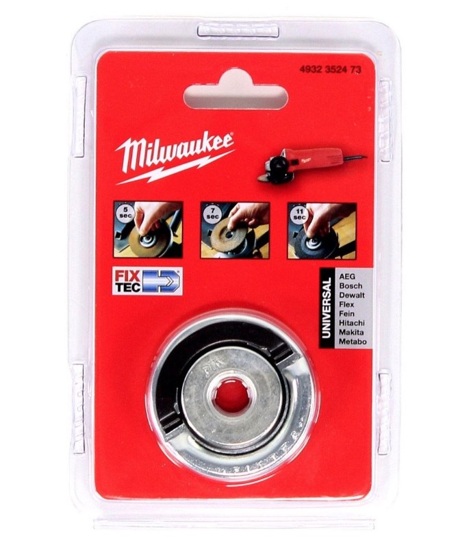 M14 FIXTEC NUT FOR 115mm  & 230mm GRINDERS  MILWAUKEE