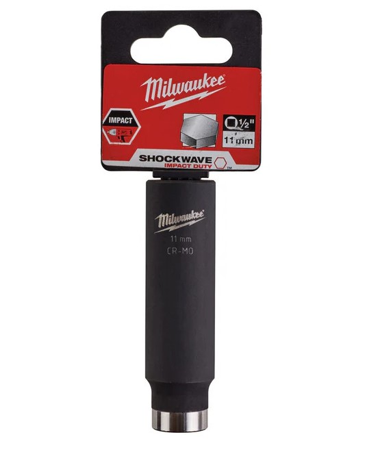 11mm x 1/2" DRIVE SHOCKWAVE DEEP IMPACT SOCKET MILWAUKEE