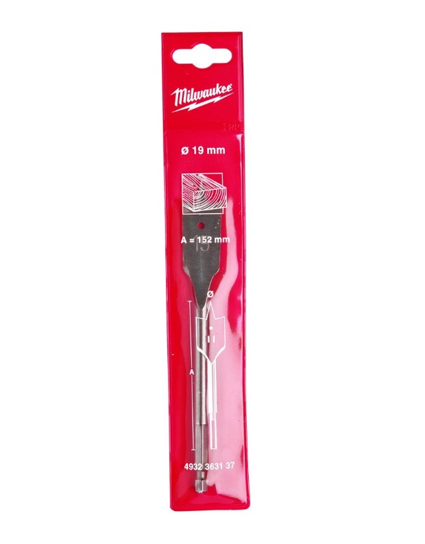 19.0mm x 152mm FLAT WOOD BITMILWAUKEE