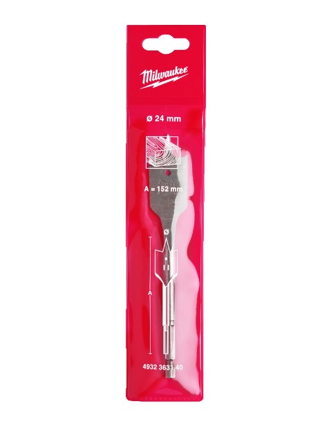 24.0mm x 152mm FLAT WOOD BITMILWAUKEE