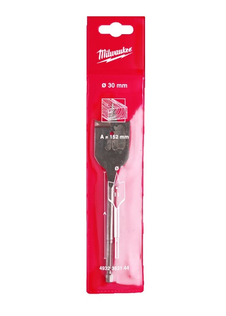 30.0mm x 152mm FLAT WOOD BITMILWAUKEE