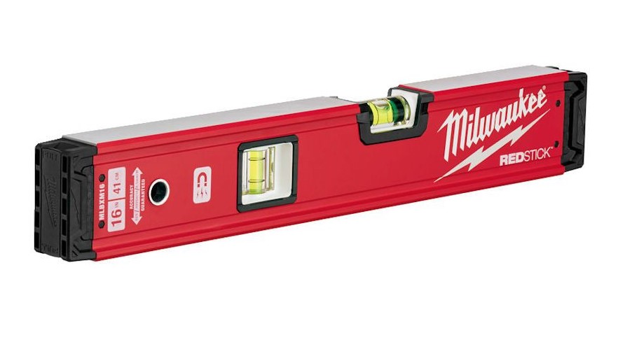 400mm (16") REDSTICK BACKBONE SPIRIT LEVEL MAGNETIC MILWAUKEE