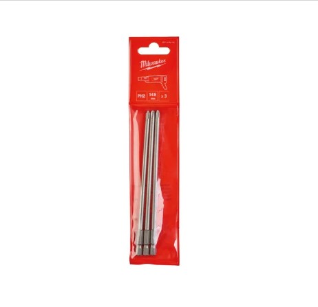 PH-2 x 148mm REPLACEMENT SCREWDRIVER BIT FOR M18FSGC-0 3-PCE  MILWAUKEE