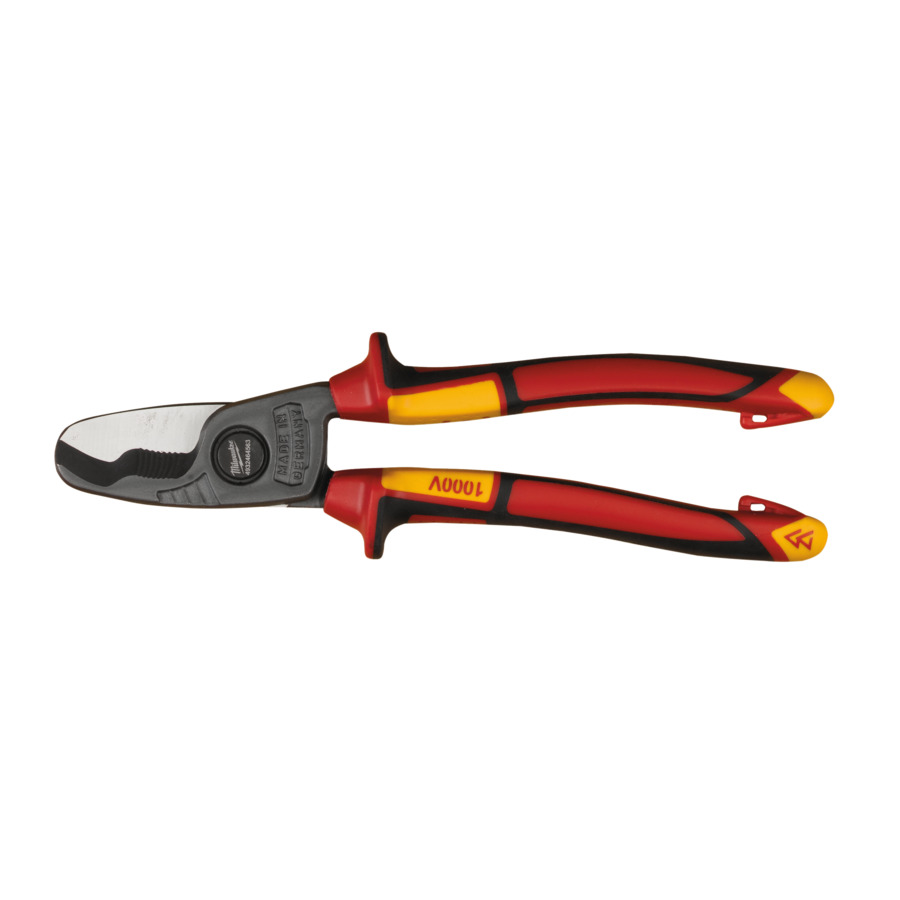 210mm (8 1/4") VDE-INSULATED CABLE CUTTER PLIERS  MILWAUKEE