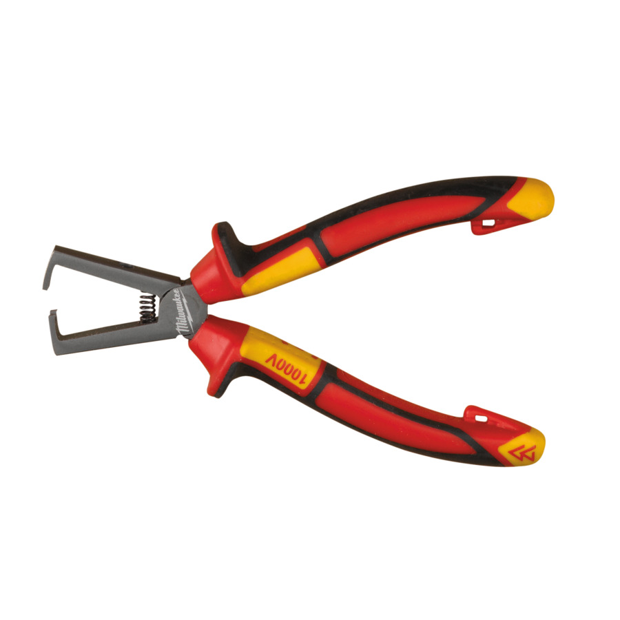 160mm (6 1/4") VDE-INSULATED WIRE STRIPPING PLIERS  MILWAUKEE