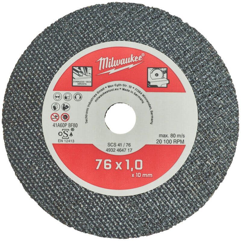 76mm METAL CUTTING DICS PK5MILWAUKEE