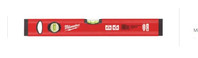 400mm (16") MAGNETIC SLIM SPIRT LEVEL  MILWAUKEE