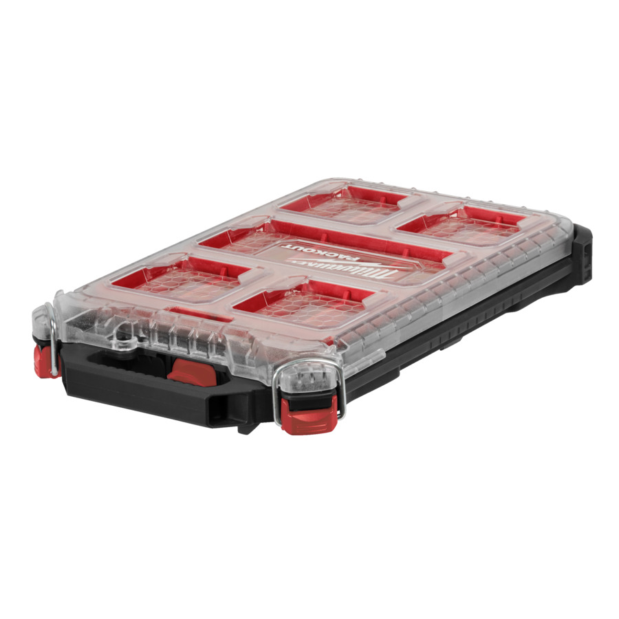 PACKOUT SLIM COMPACT ORGANISER CASE 248 X 64 X 416  MILWAUKEE