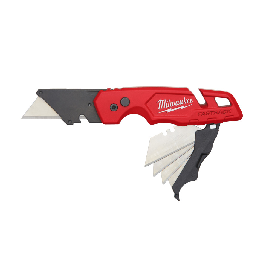 FASTBACK FLIP UT. KNIFE W BLADE STOR. C/W BLADE HOLDER MILWAUKEE