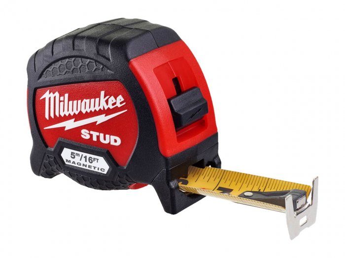 5m (16ft) STUD MAGNETIC TAPE MEASURE  MILWAUKEE