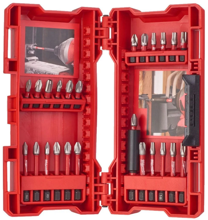 SCREWDRIVER SHOCKWAVE BIT SET 25-PCE  MILWAUKEE