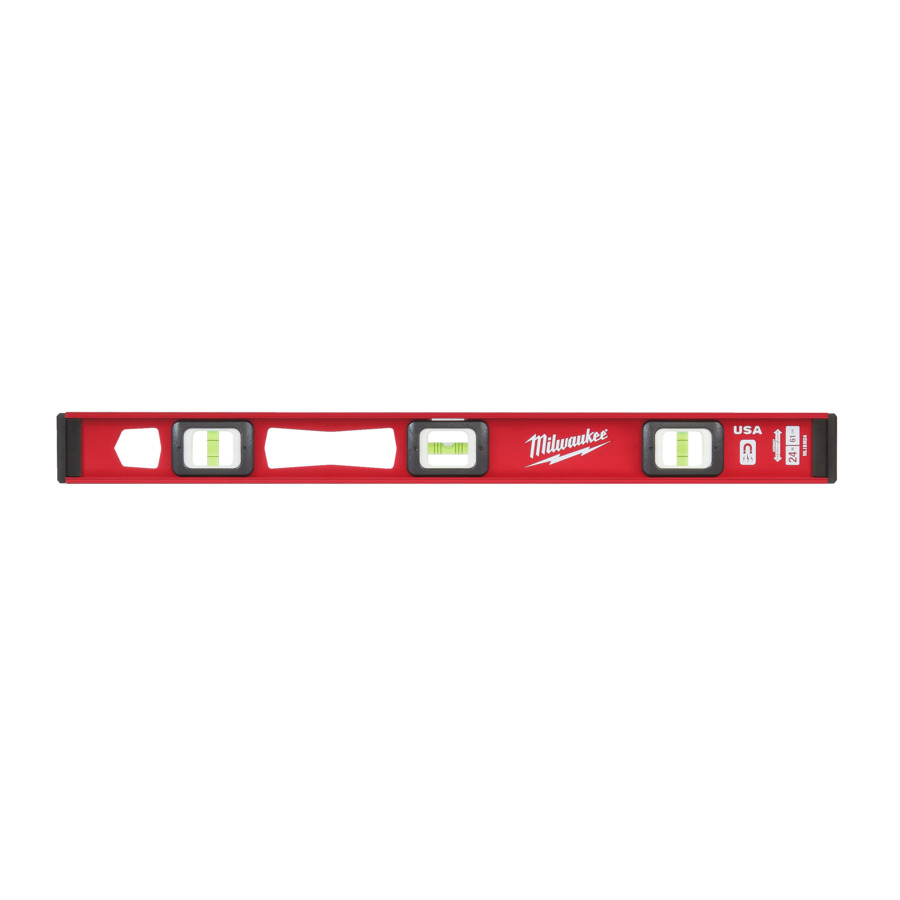 600mm (24") MAGNETIC I-BEAM LEVEL  MILWAUKEE