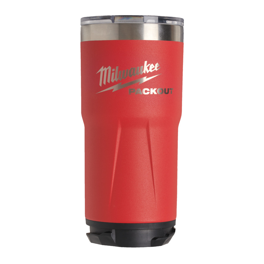 PACKOUT 591ML TUMBLER RED FLASK  MILWAUKEE