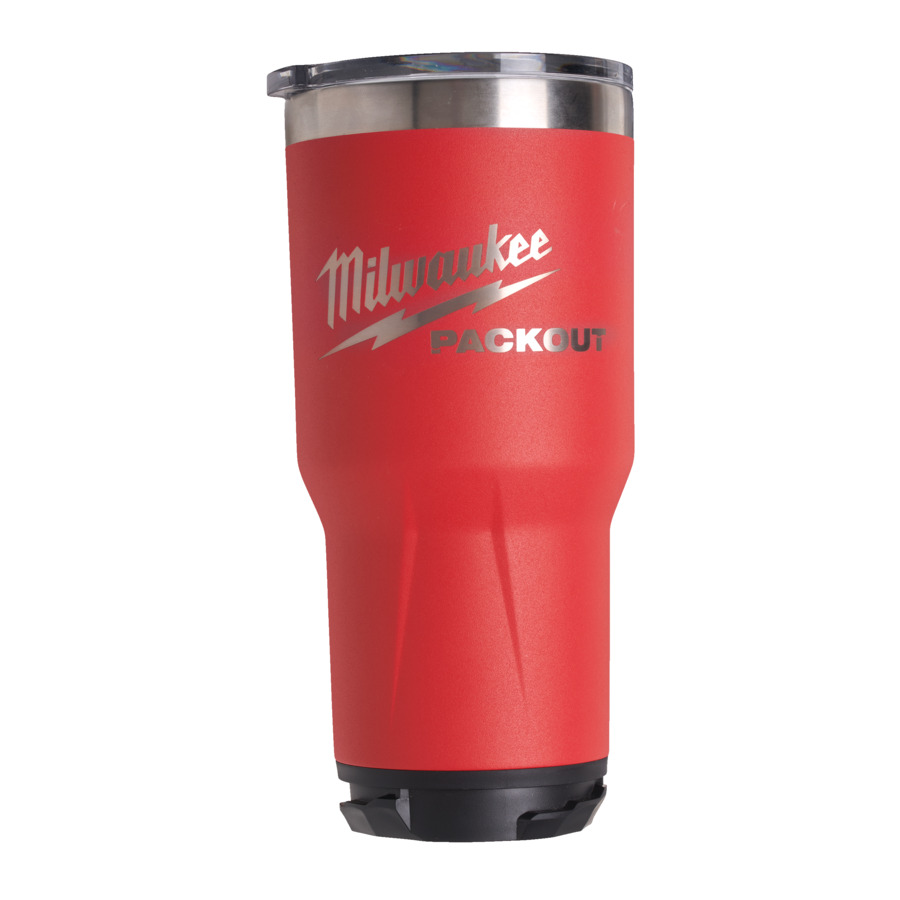 PACKOUT 887ML TUMBLER RED FLASK  MILWAUKEE