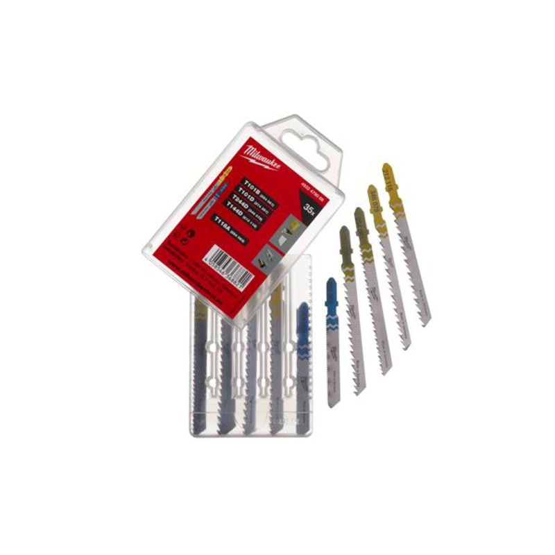35-PCE MIXED JIGSAW BLADE PACK  MILWAUKEE