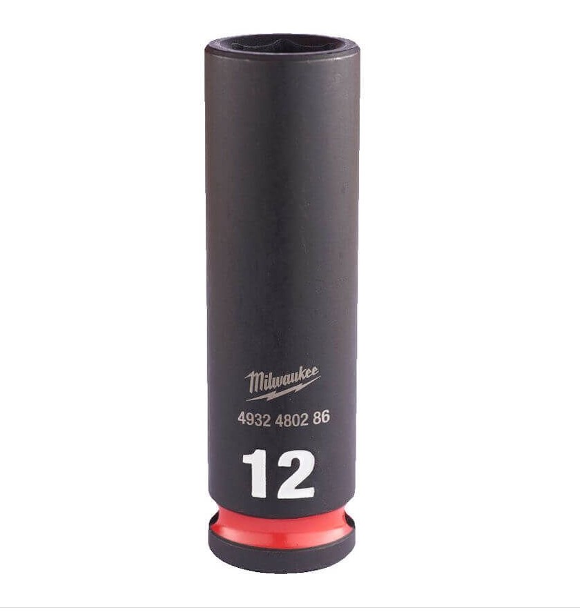 12mm x 3/8" DRIVE SHOCKWAVE DEEP IMPACT SOCKET MILWAUKEE