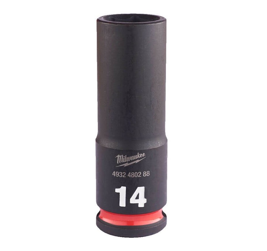 14mm x 3/8" DRIVE SHOCKWAVE DEEP IMPACT SOCKET MILWAUKEE