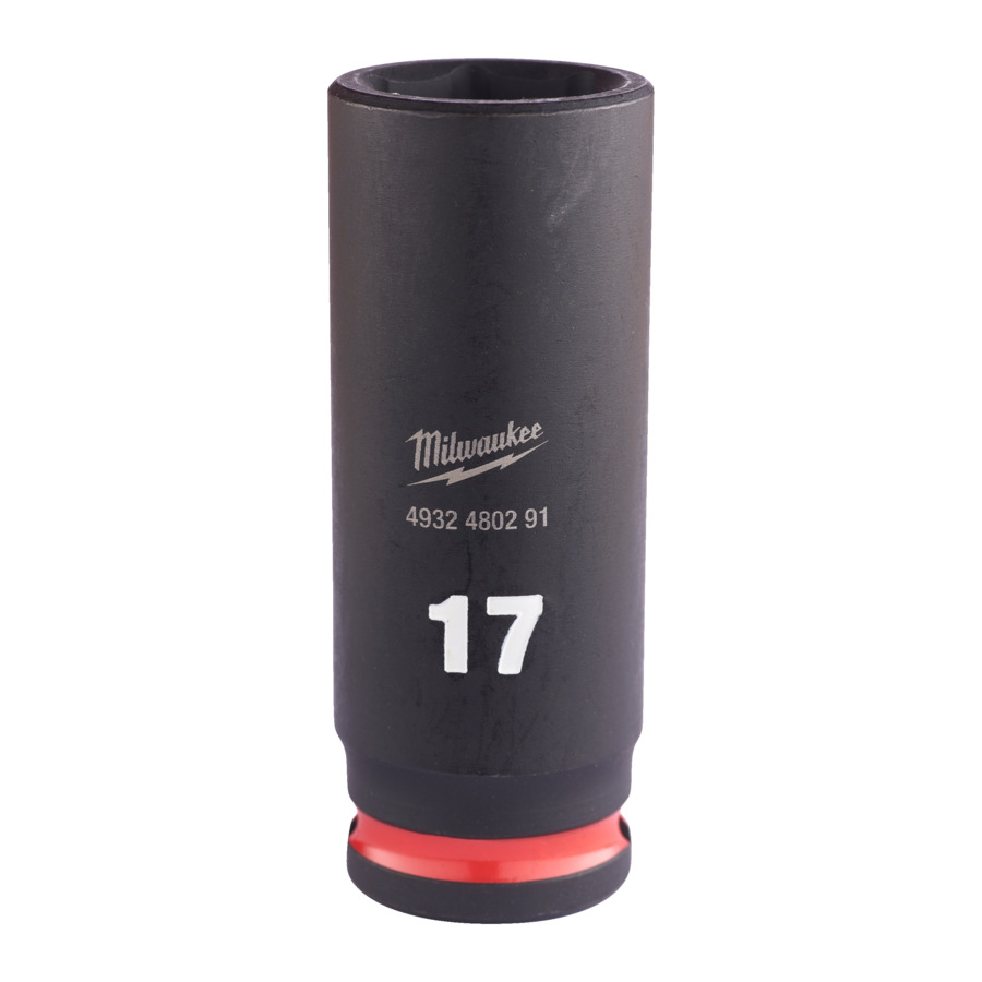 17mm x 3/8" DRIVE SHOCKWAVE DEEP IMPACT SOCKET  MILWAUKEE