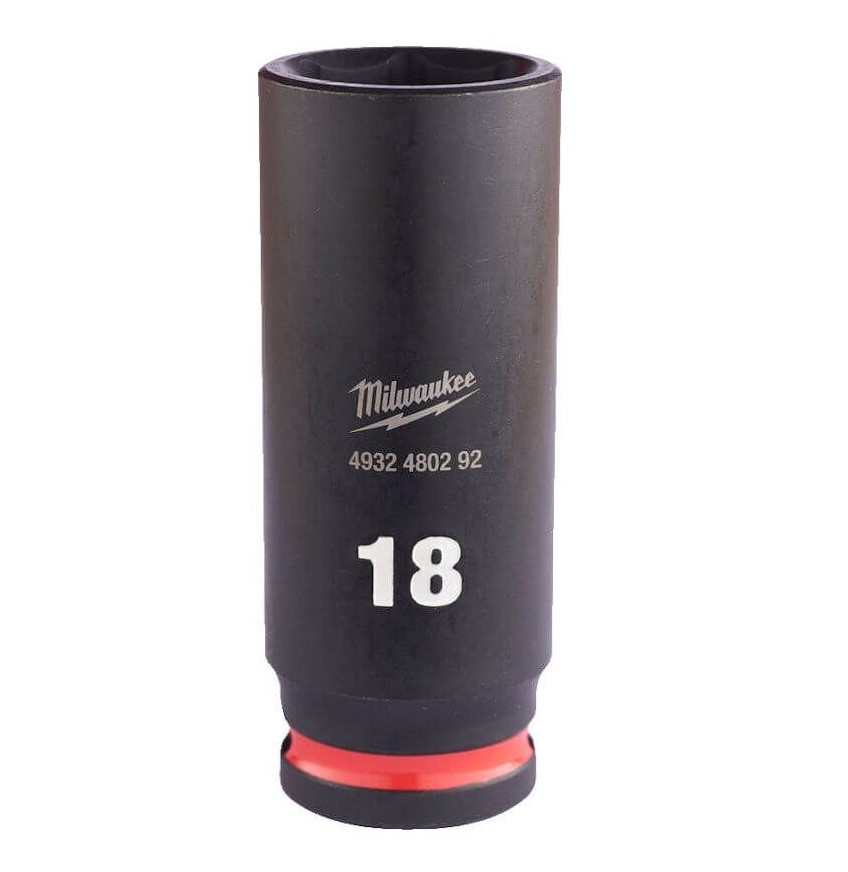 18mm x 3/8" DRIVE SHOCKWAVE DEEP IMPACT SOCKET MILWAUKEE