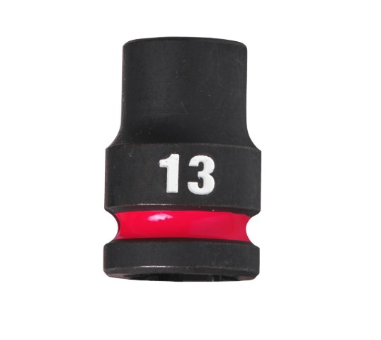 13mm x 1/2" DRIVE SHOCKWAVE SHORT IMPACT SOCKET  MILWAUKEE