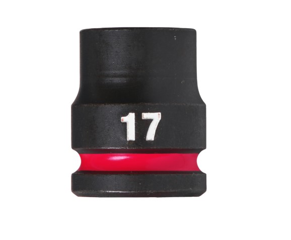 17mm x 1/2" DRIVE SHOCKWAVE SHORT IMPACT SOCKET  MILWAUKEE