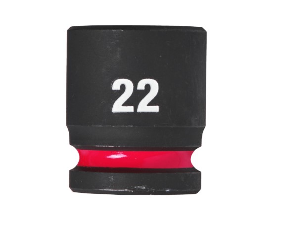 22mm x 1/2" DRIVE SHOCKWAVE SHORT IMPACT SOCKET MILWAUKEE