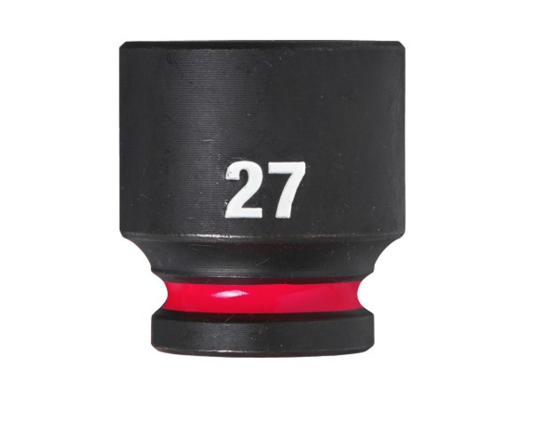27mm x 1/2" DRIVE SHOCKWAVE SHORT IMPACT SOCKET MILWAUKEE