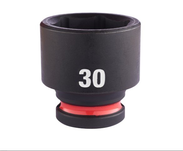 30mm x 1/2" DRIVE SHOCKWAVE SHORT IMPACT SOCKET  MILWAUKEE