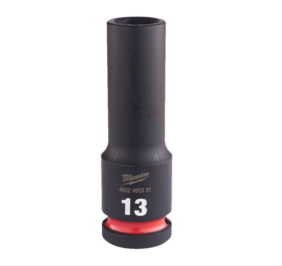 13mm x 1/2" DRIVE SHOCKWAVE DEEP IMPACT SOCKET  MILWAUKEE
