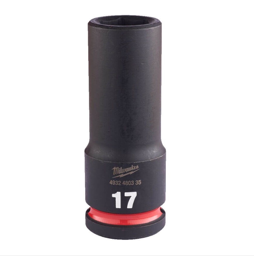 17mm x 1/2" DRIVE SHOCKWAVE DEEP IMPACT SOCKET  MILWAUKEE