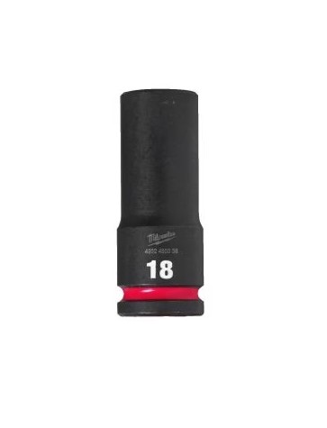 18mm x 1/2" DRIVE SHOCKWAVE DEEP IMPACT SOCKET  MILWAUKEE
