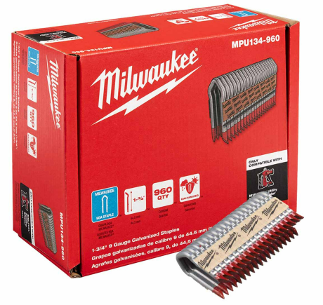 FENCING STAPLES 45MM HDG P960 PC TO SUIT M18 FFUS MILWAUKEE
