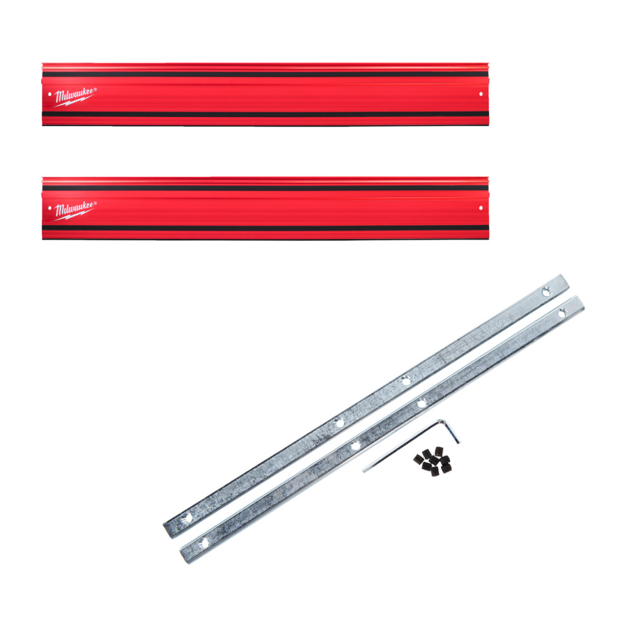 GR-KIT 2 X 1400MM GUIDE RAIL 1.6M & GUIDERAIL BAG & 2 X JOINING BARS MILWAUKEE