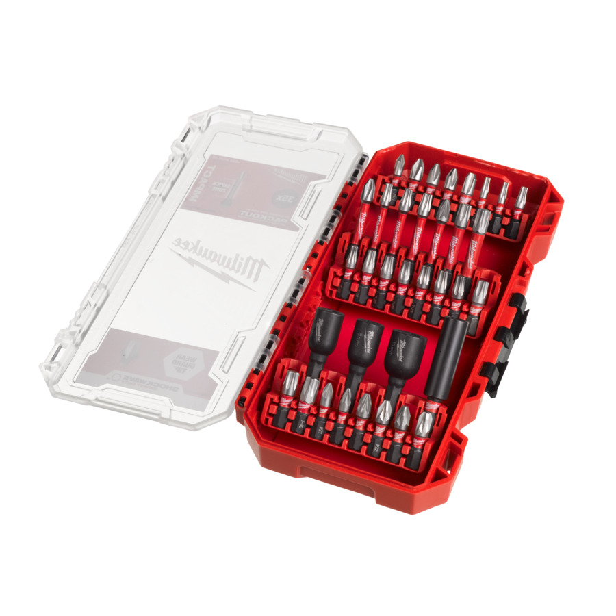 SCREWDRIVER SHOCKWAVE BIT SET 35-PCE  MILWAUKEE